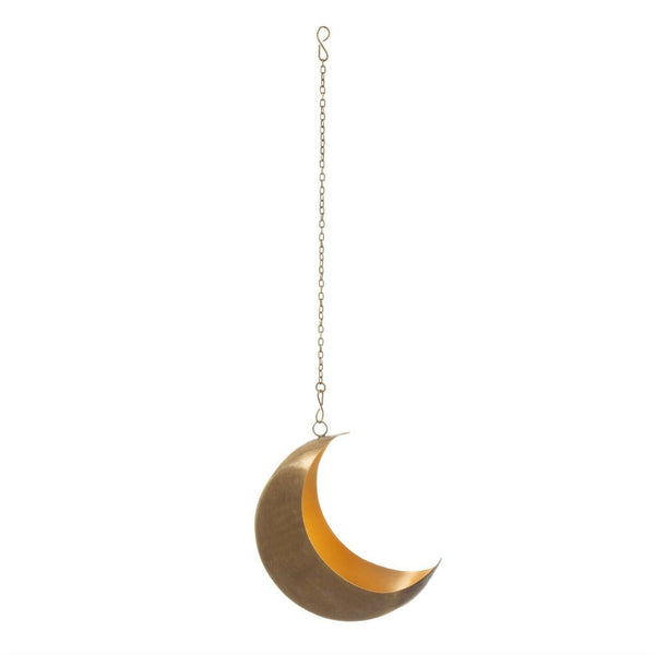 Sass and Belle Celestial Moon Hanging Planter Gift Plant Pot Holder