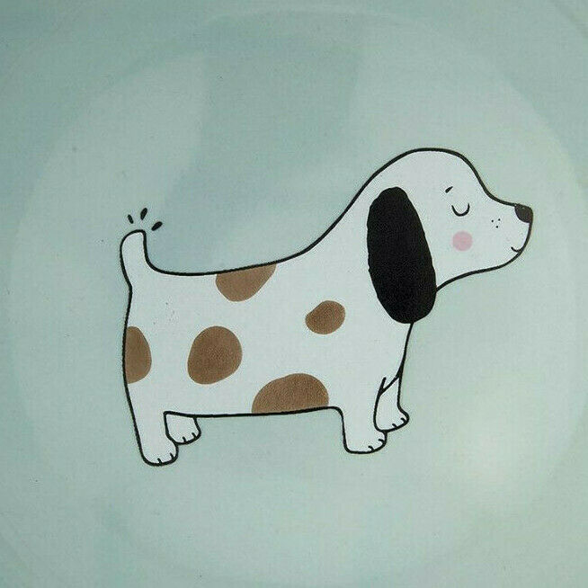 SASS & BELLE BARNEY THE DOG BOWL CEREAL BREAKFAST DESSERT KITCHEN PODKA DOT