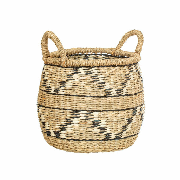 Sass & Belle Seagrass Zig Zag Basket - Declutter and Tidy