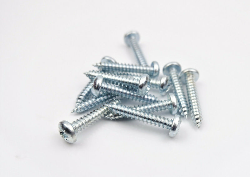 5.5 x 32 POZI PAN SELF TAPPING SCREWS ZINC PLATED POZIDRIVE TAPPERS