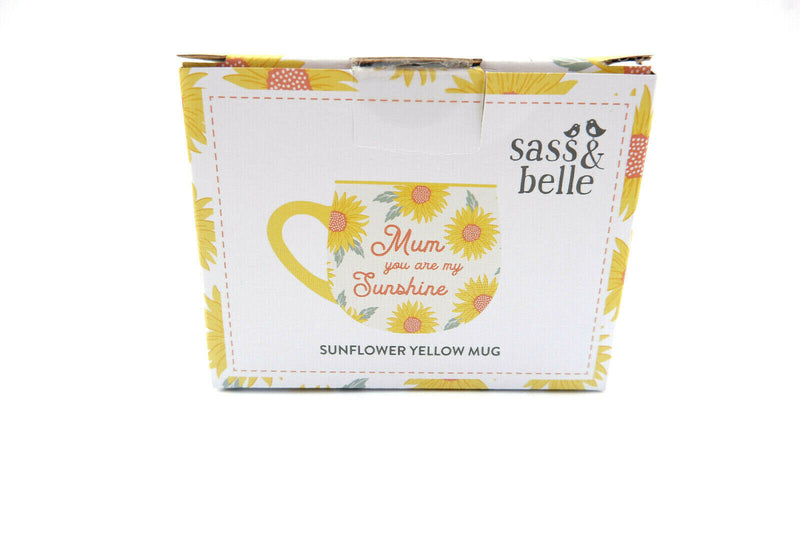 Mum Mummy Mam Day Sunflower You Are My Sunshine Bright Yellow Mug Cup Tea Coffee