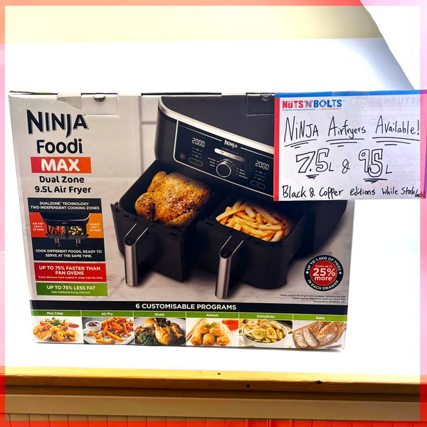 Buy Ninja Foodi Max 9.5L XXXL Dual Zone Air Fryer AF400 - MyDeal