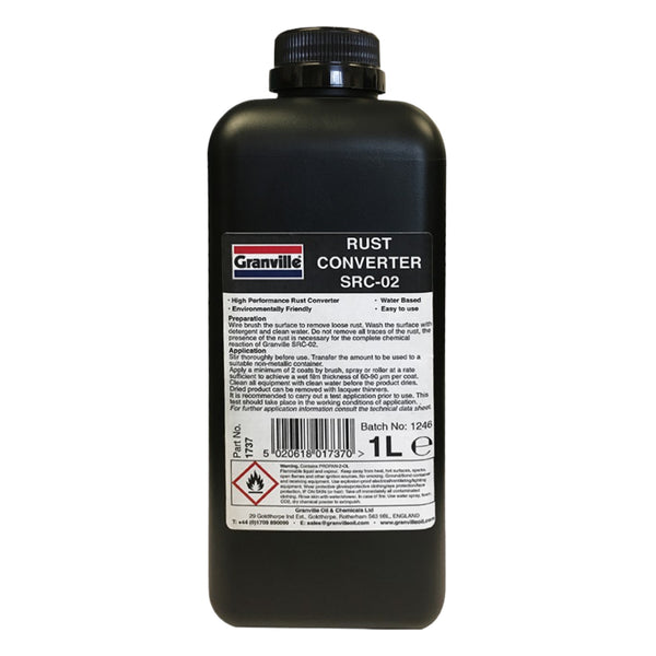 Granville Heavy Duty Rust Cure Converter Metal 1L - MOD APPROVED - VC161