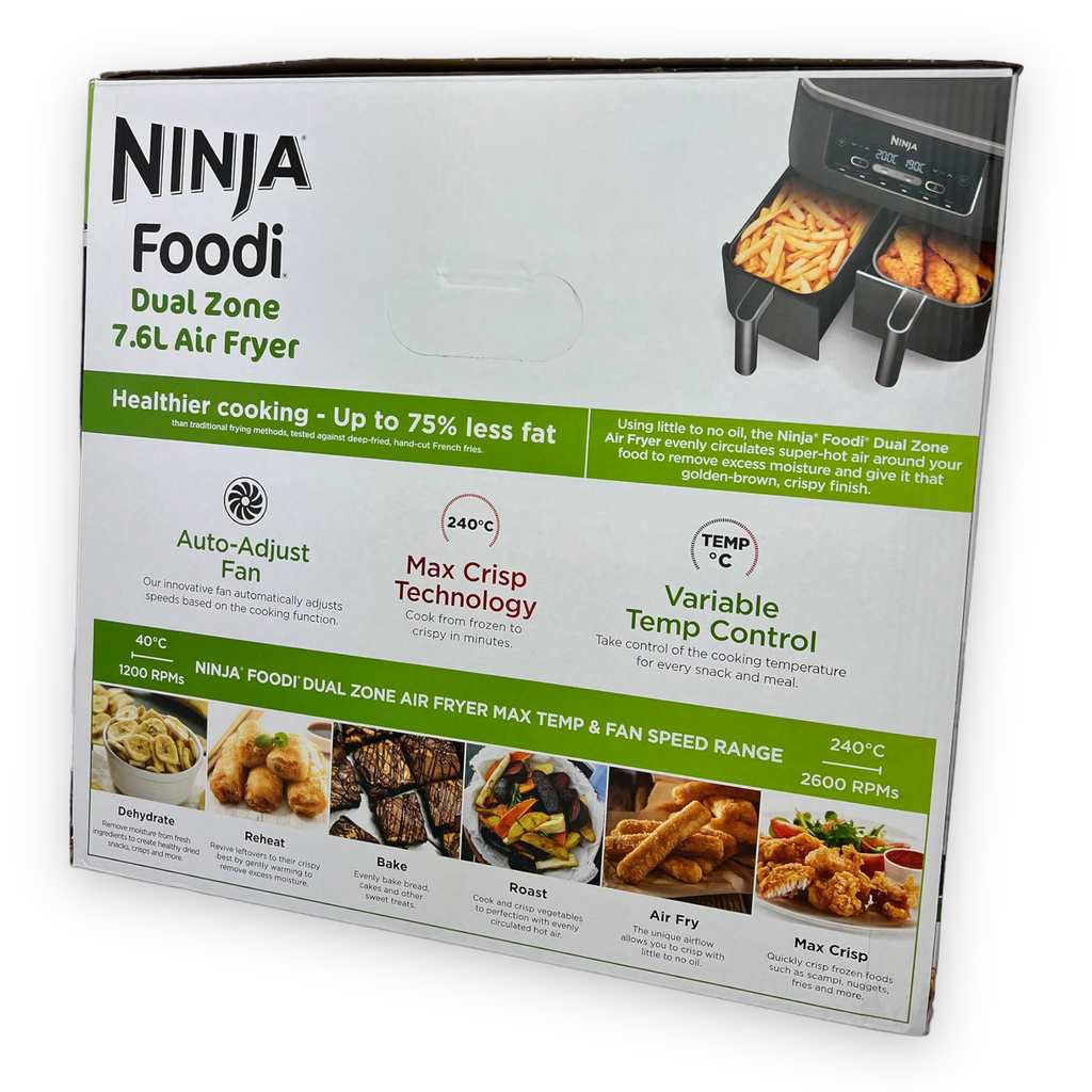 IN STOCK 🔥 - Ninja Foodi AF300UK Dual Zone Air Fryer, 7.6L 🚚